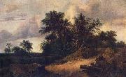 Landscape with a House in the Grove about 1646 RUISDAEL, Jacob Isaackszon van